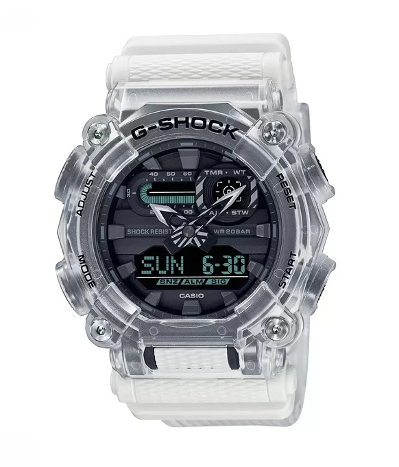 Casio G-Shock Alarm World Time Quartz Analog-Digital Black Dial Watch GA-900SKL-7ADR