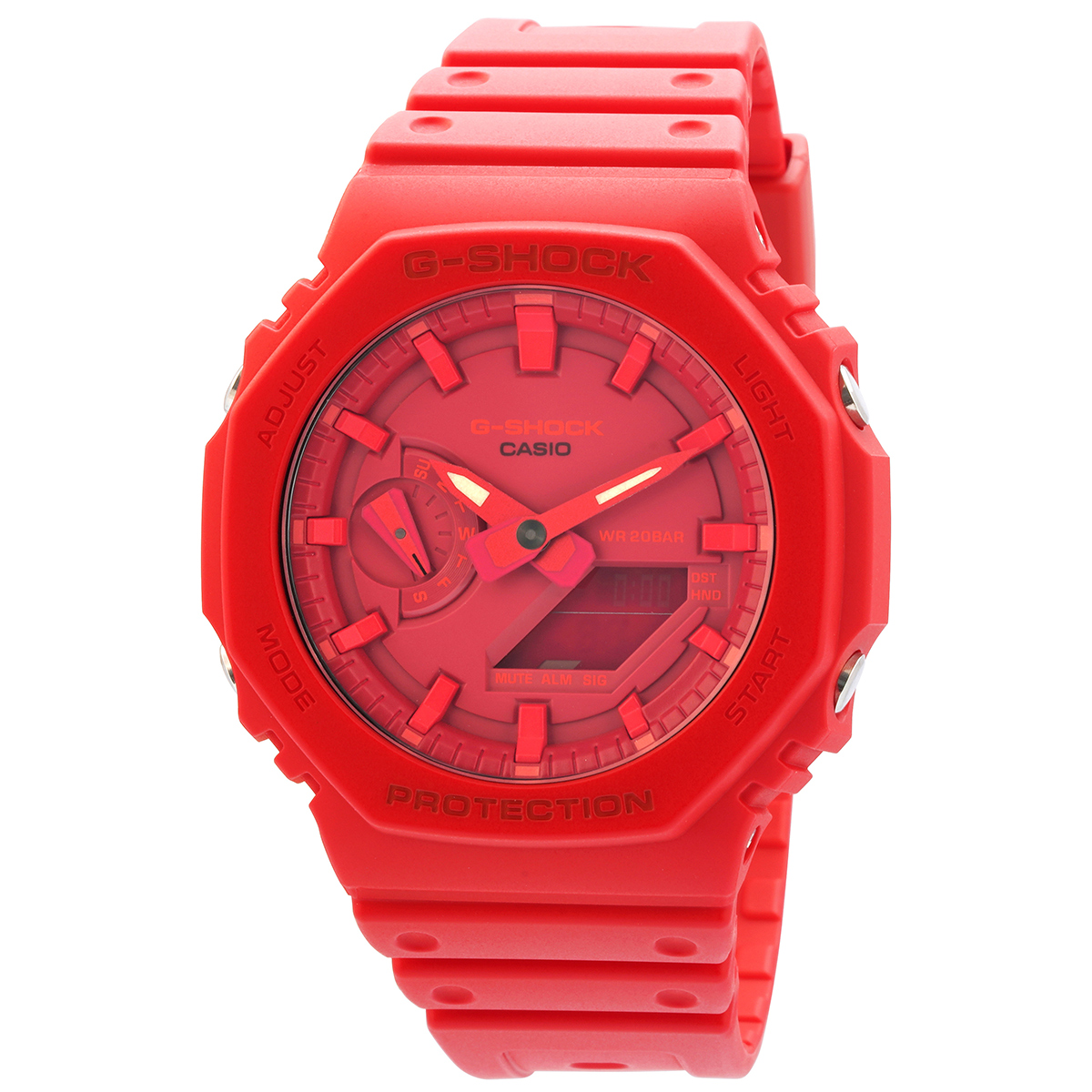 Casio G-Shock Alarm World Time Quartz Analog-Digital Red Dial