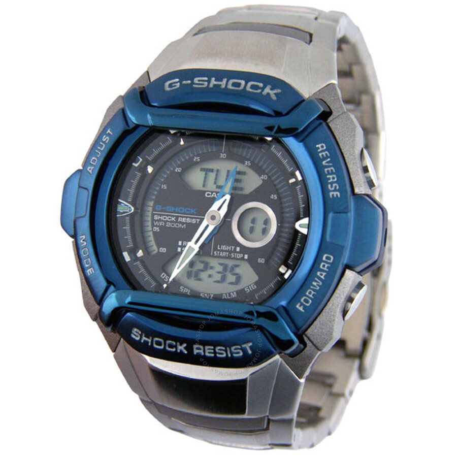 CASIO G-SHOCK G-540D-2AV コックピット Casio G-Shock Cockpit Steel Blue Analog/Digital Men's Watch