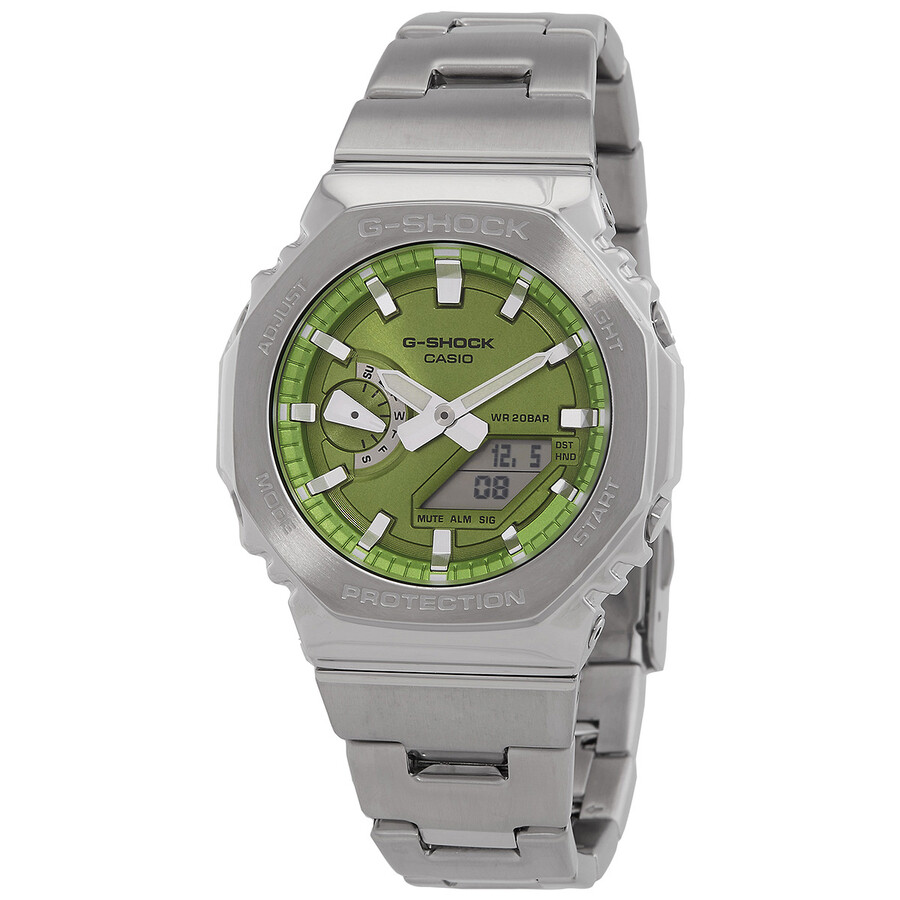 Casio G-Shock G-Steel 2100 Series Quartz Green Dial Men's Watch