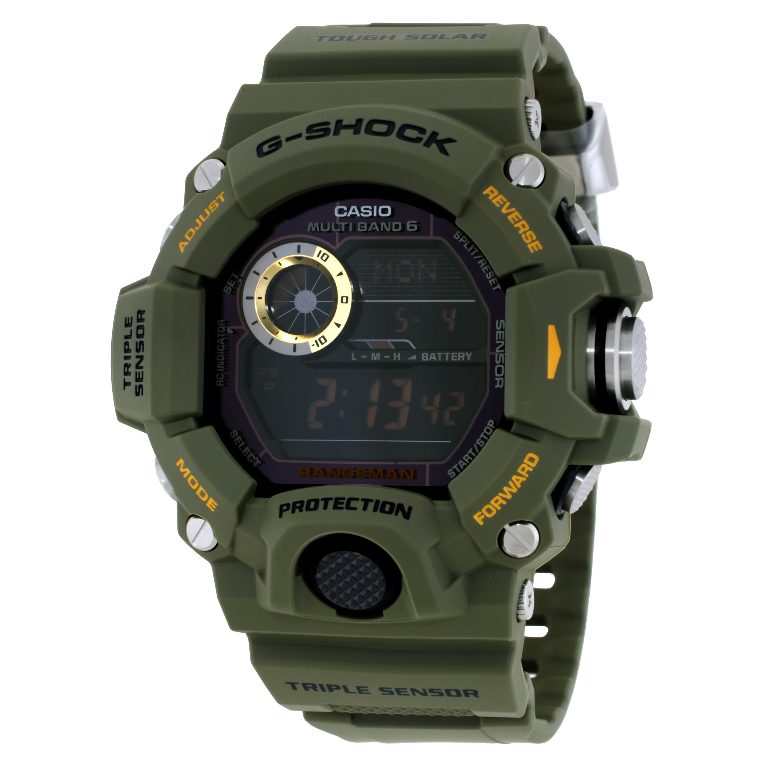 Casio G-Shock Master Of G Land Perpetual Quartz Digital Black Dial