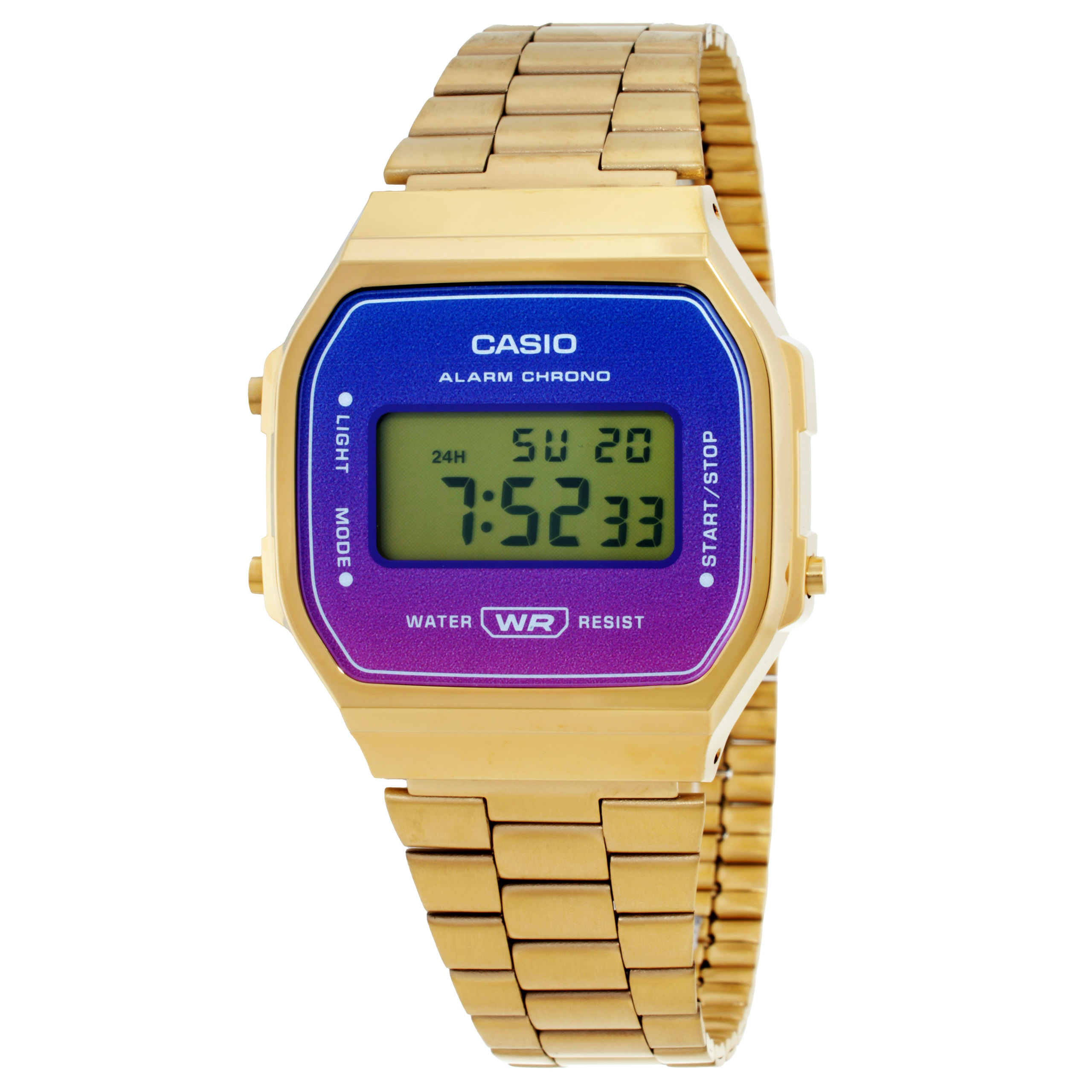 Casio Vintage Alarm Quartz Digital Unisex Watch A168WERG-2ADF