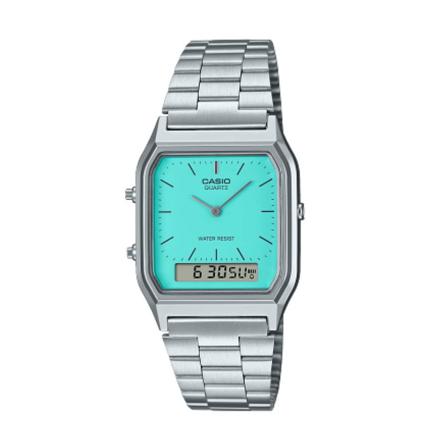 Casio Vintage Quartz Analog-Digital Unisex Watch AQ230A-2A2VT