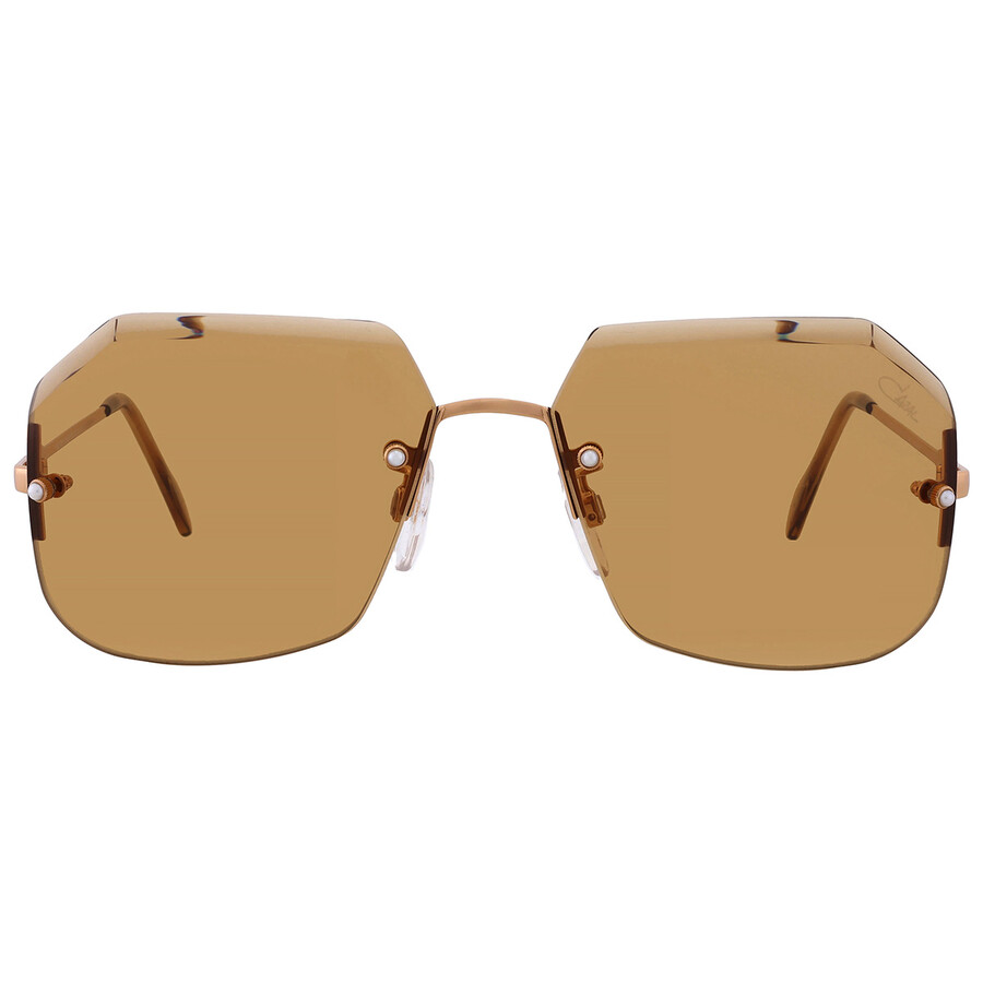 Cazal Brown Geometric Unisex Sunglasses 217/3-3 002 60