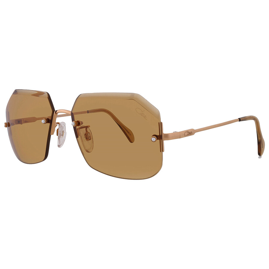 Cazal Brown Geometric Unisex Sunglasses 217/3-3 002 60
