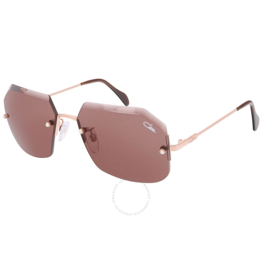 Cazal Brown Geometric Unisex Sunglasses 217/3-3 003 60