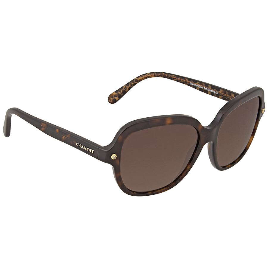 Coach Brown Gradient Polarized Sunglasses Coach Sunglasses