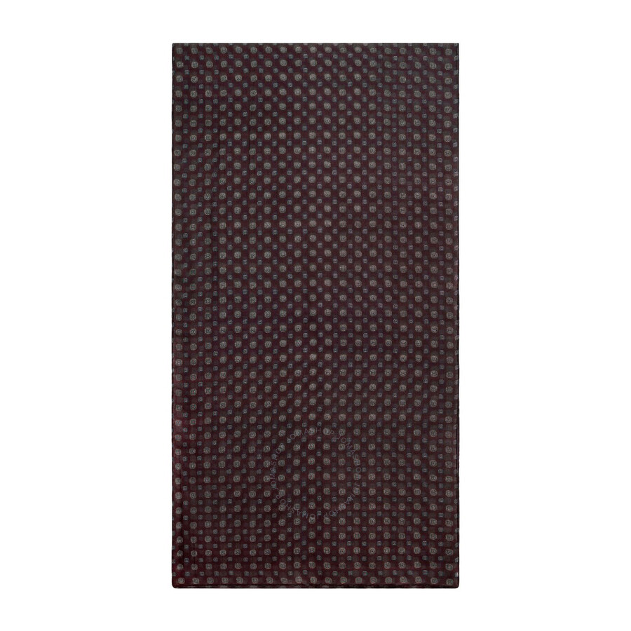 Celine Biscotto-print Muslin Stole In Red