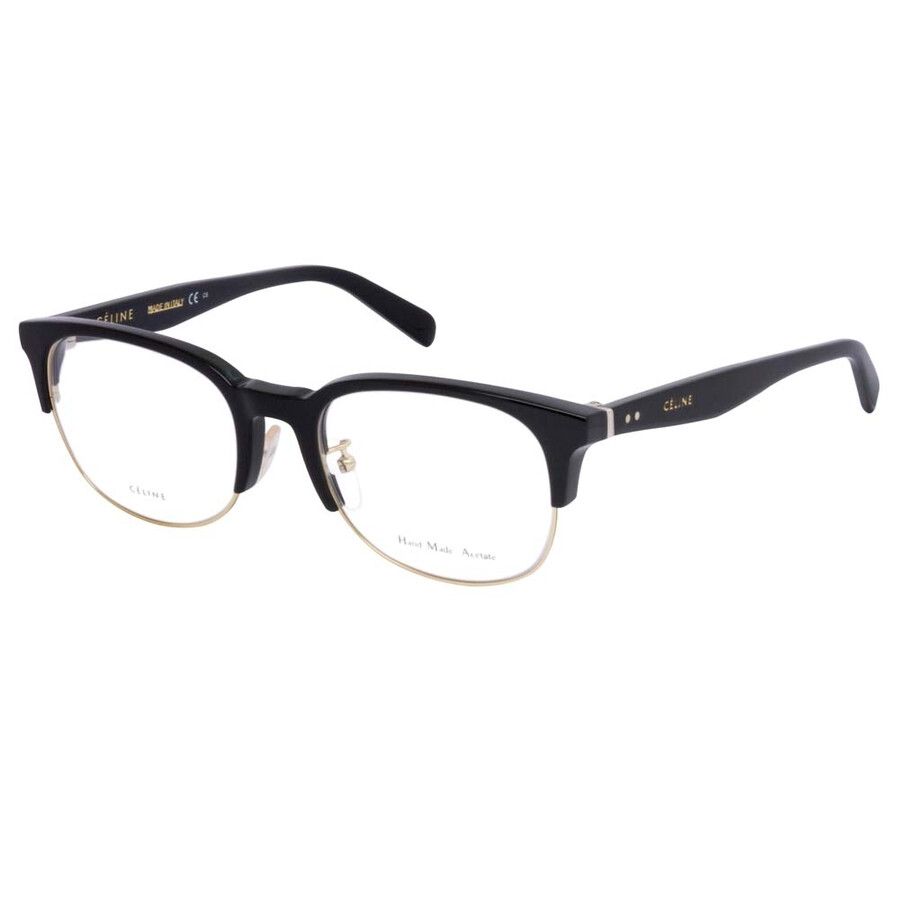 black and gold eyeglasses