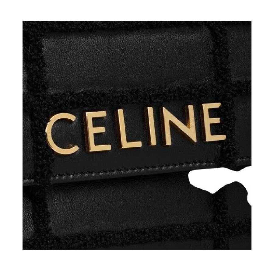 Celine Chain Shoulder Bag In Black