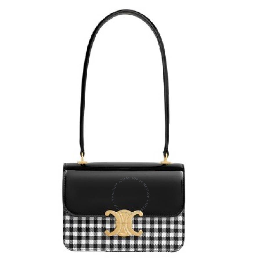 CELINE パラード Celine Garance Bag Is Crafted In Vichy-Printed Patent
