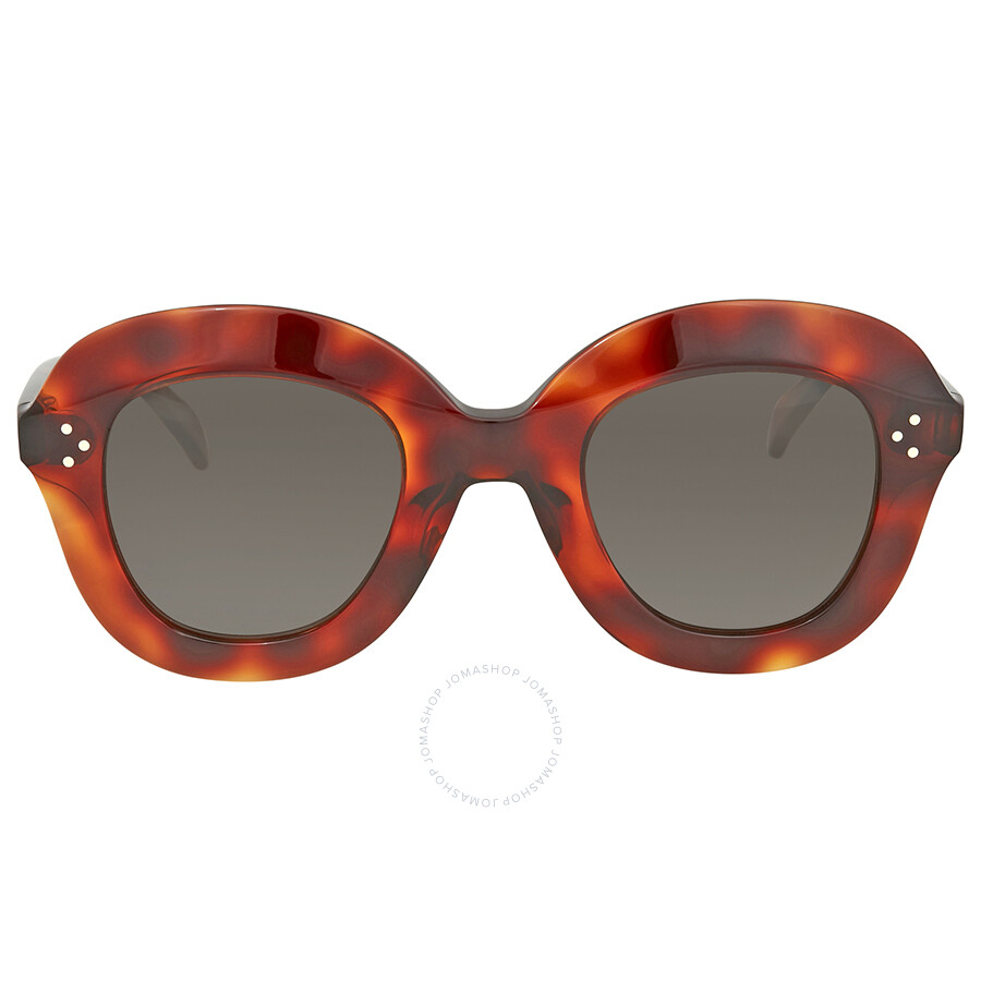 Celine Lola Grey Round Sunglasses CL41445S 086IR 46 Celine