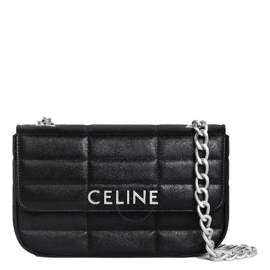 Celine Matelasse Monochrome Chain Shoulder Bag 111273EPZ