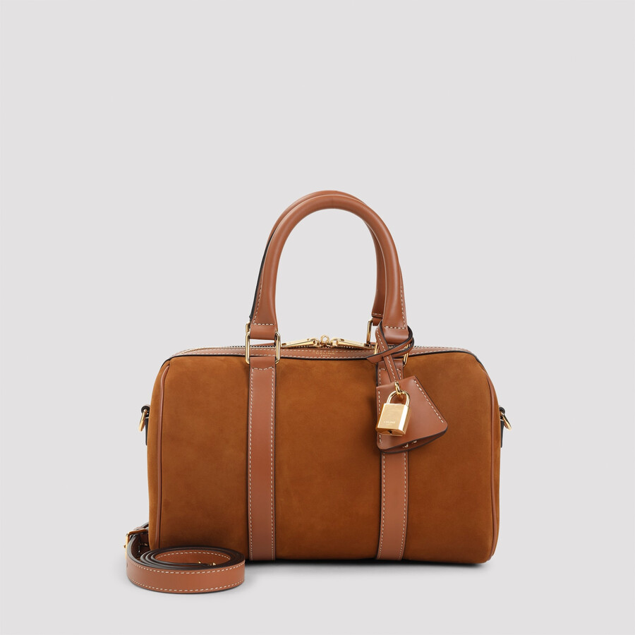 Celine Medium Boston Shoulder Bag In Brown