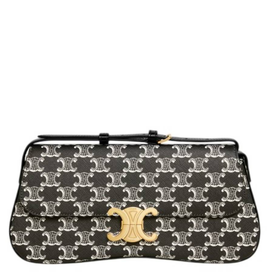 Celine Medium Celine Lola Bag In Triomphe Canvas 115532FQO.38NO