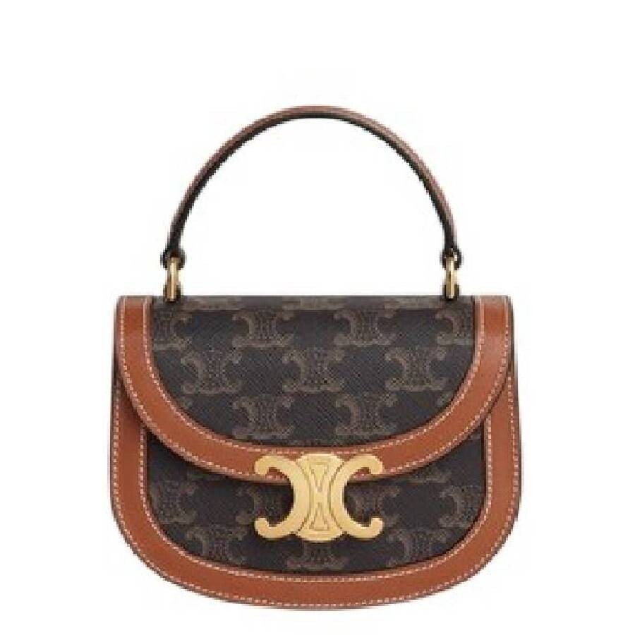 ☆☆CELINE☆☆ 24SS (10L063GCJ 38NO) Women’s Mini Clea Besa MINI BESACE CLEA in SHINY CALFSKIN - PETAL | CELINE