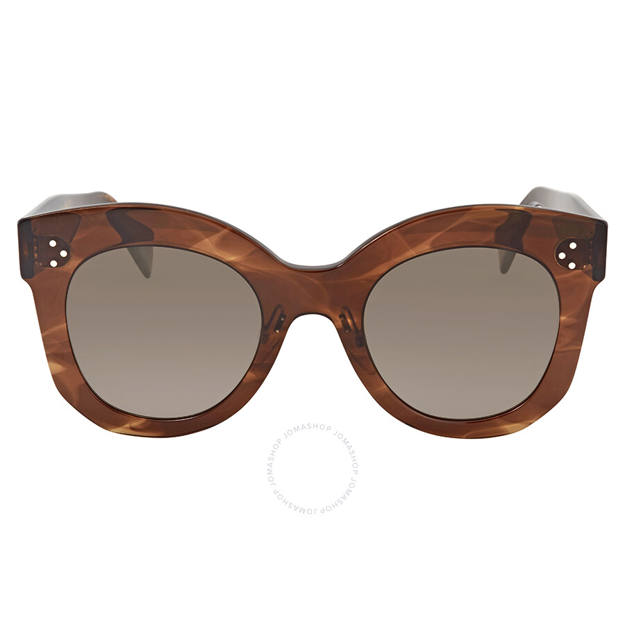 Celine Stella Grey Cat Eye Sunglasses CL41443S 07B2K 50 Celine