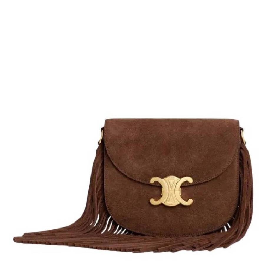 Celine Triomphe Besace In Brown