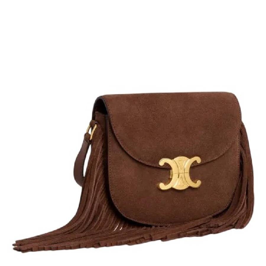 Celine Triomphe Besace In Brown