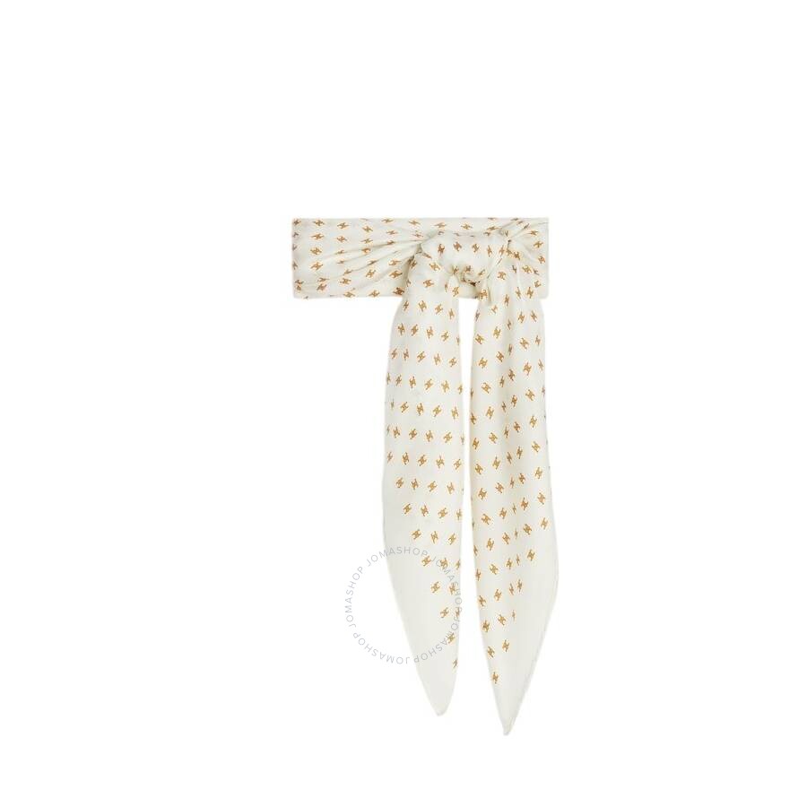 Celine Triomphe Silk Twill In Beige