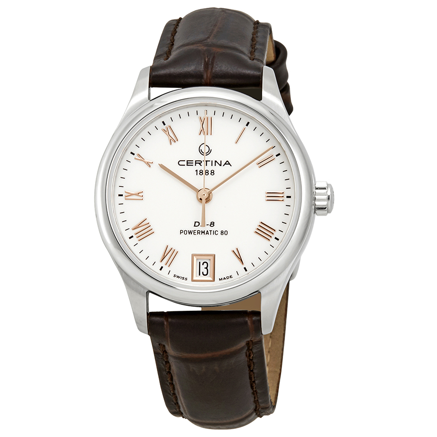 Certina DS-8 Automatic White Dial Ladies Watch C033.207.16.013.00