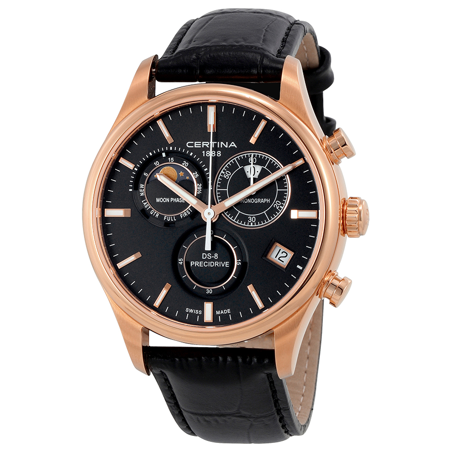Certina DS-8 Chronograph Black Dial Men's Watch C033.450.36.051.00