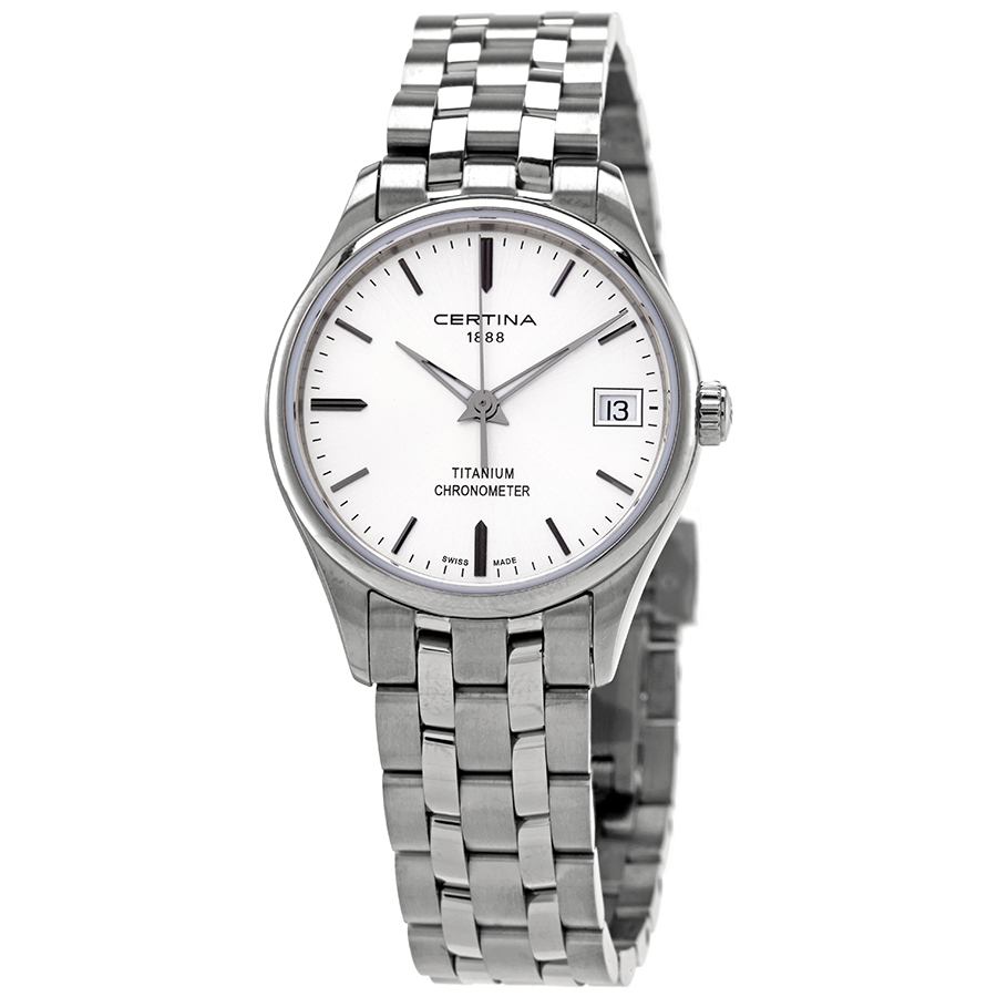 Certina DS-8 Quartz Silver Dial Ladies Watch C033.251.44.031.00