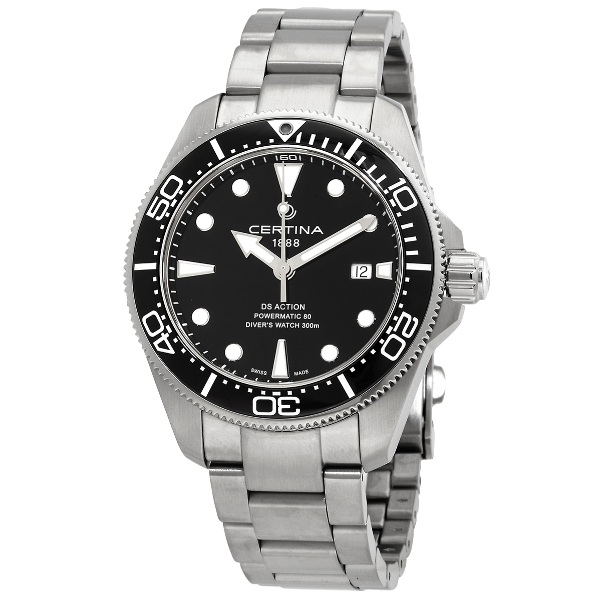 Certina DS Action Diver Automatic Black Dial Men's Watch C0326071105100