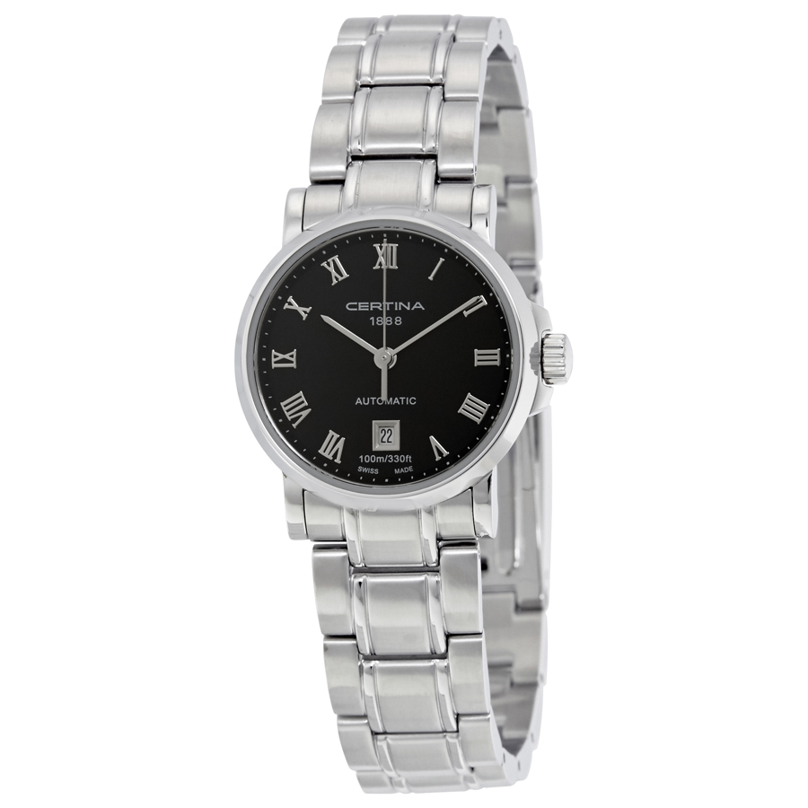 Certina DS Caimano Automatic Black Dial Ladies Watch C0172071105300