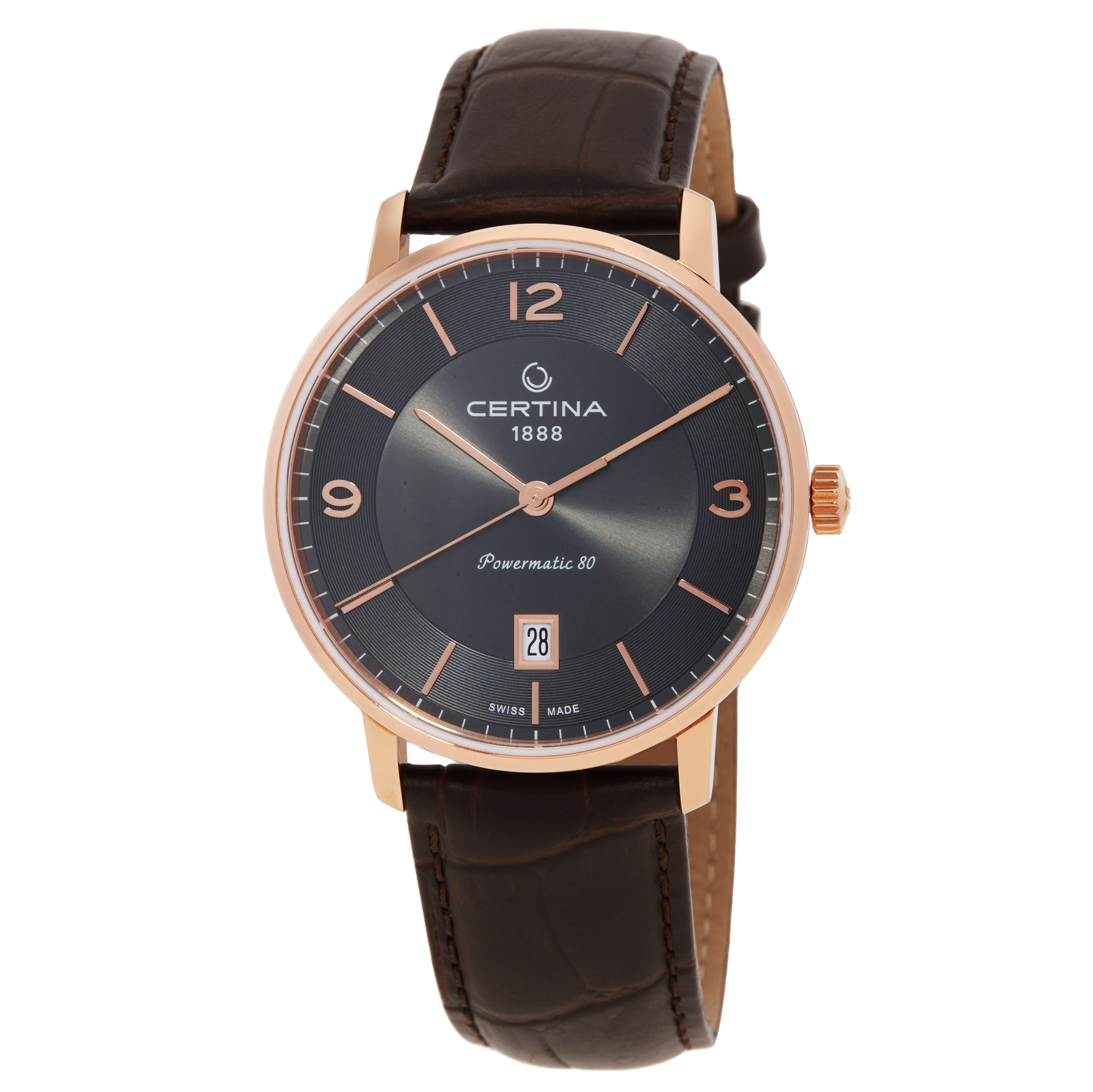 Certina DS Caimano Automatic Grey Dial Men's Watch C035.407.36.087.00