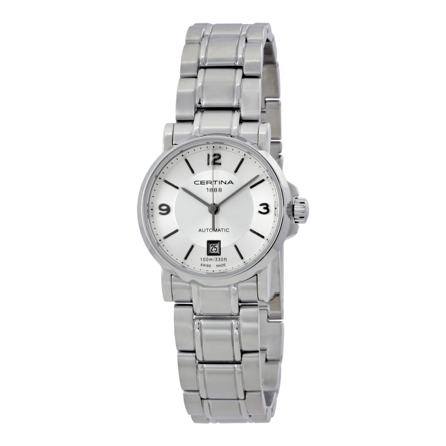 Certina DS Caimano Automatic Silver Dial Ladies Watch C0172071103700