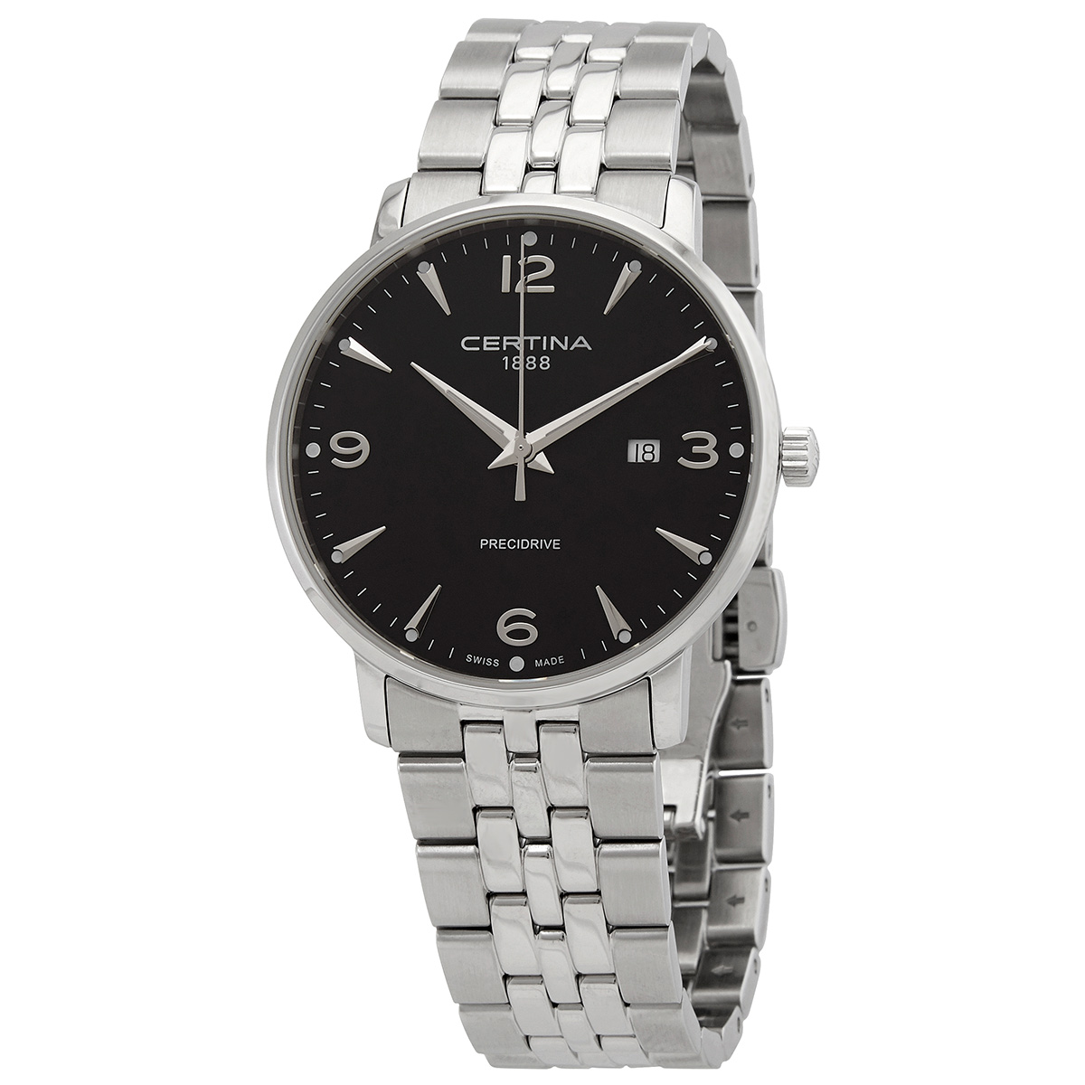 Certina DS Caimano Quartz Black Dial Ladies Watch C035.410.11.057.00