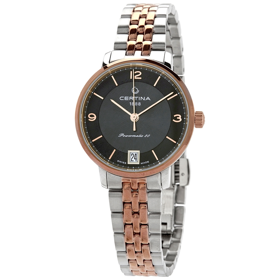 Certina DS Caimano Powermatic 80 Grey Dial Ladies Watch C035.207.22.087.01