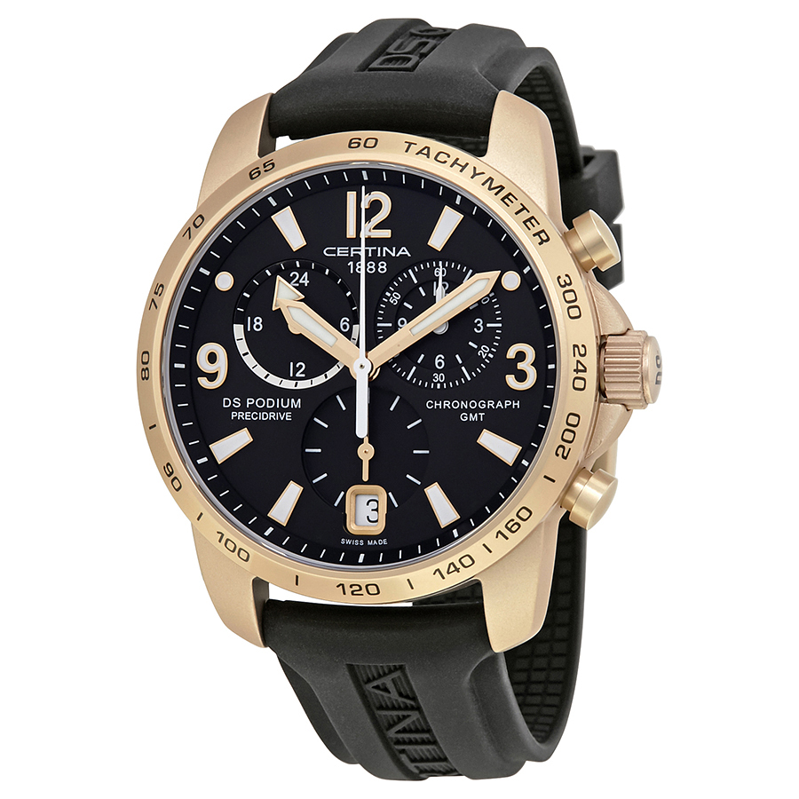 Certina DS Podium Chronograph Black Dial Men's Watch C001.639.97.057.04