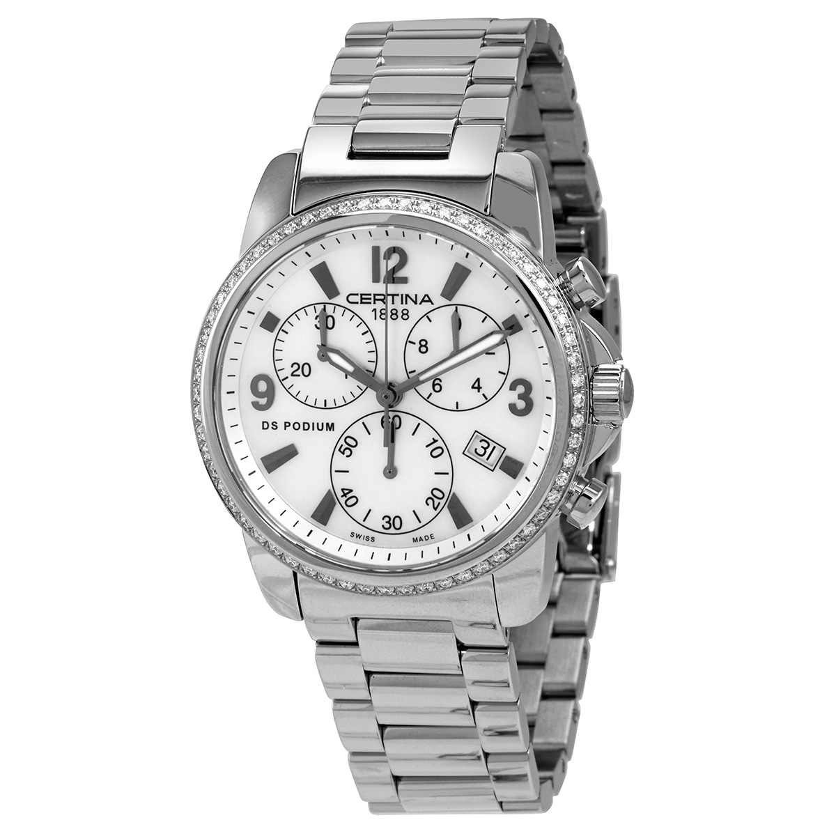 Certina DS Podium Chronograph Quartz Ladies Watch C0012171111710