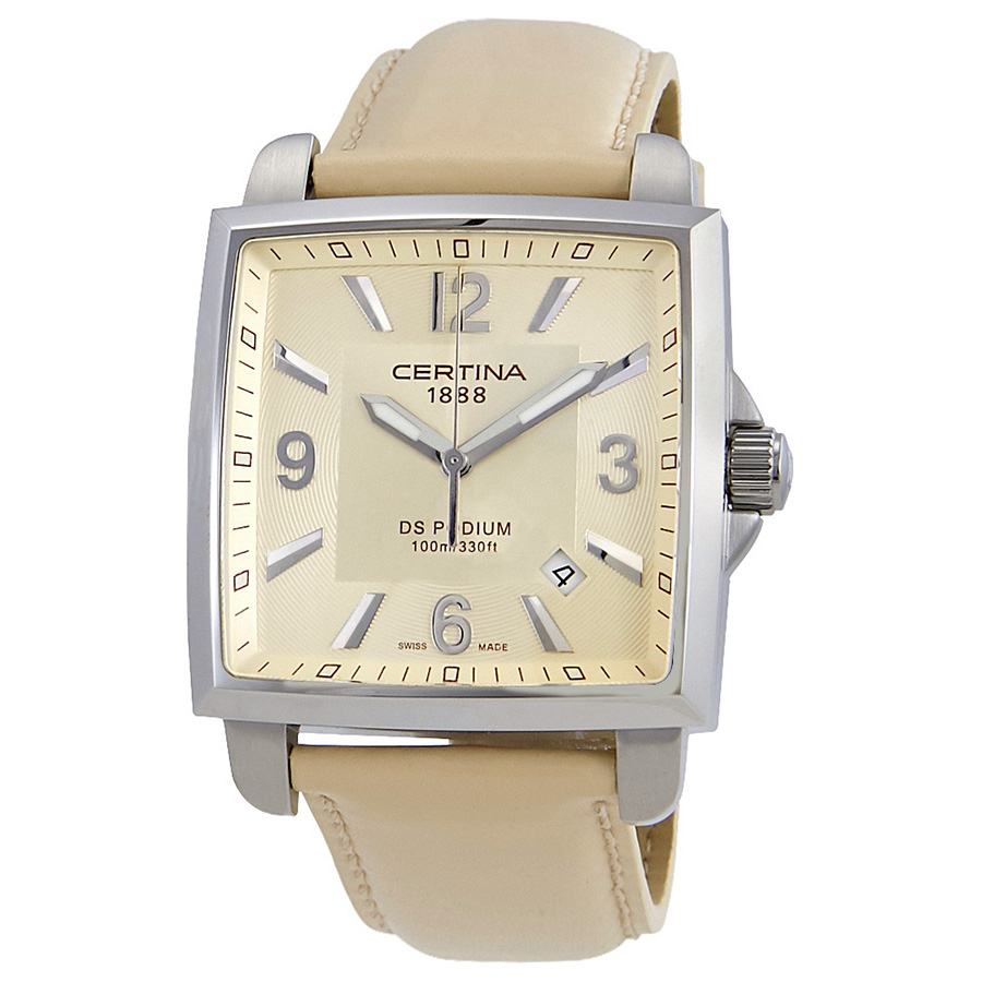 Certina DS Podium Ivory Dial Ladies Watch C001.510.16.267.00