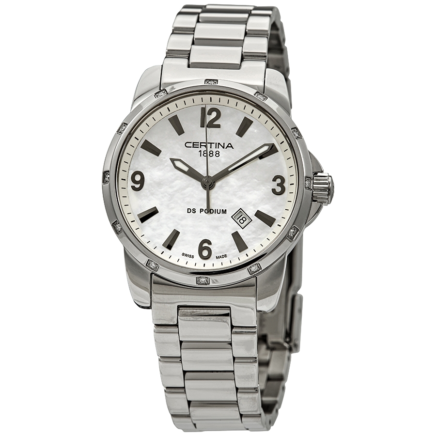 Certina DS Podium Mother of Pearl Dial Ladies Watch C001.210.11.117.10