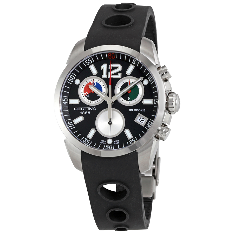 Certina DS Rookie Black Dial Men's Chronograph Watch C016.417.17.057.00