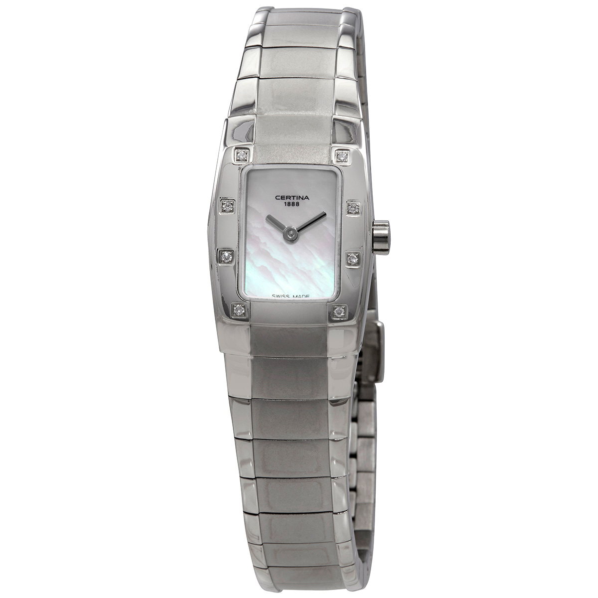 Certina DS Spel Quartz Diamond Mother of Pearl Dial Ladies Watch C32271574990