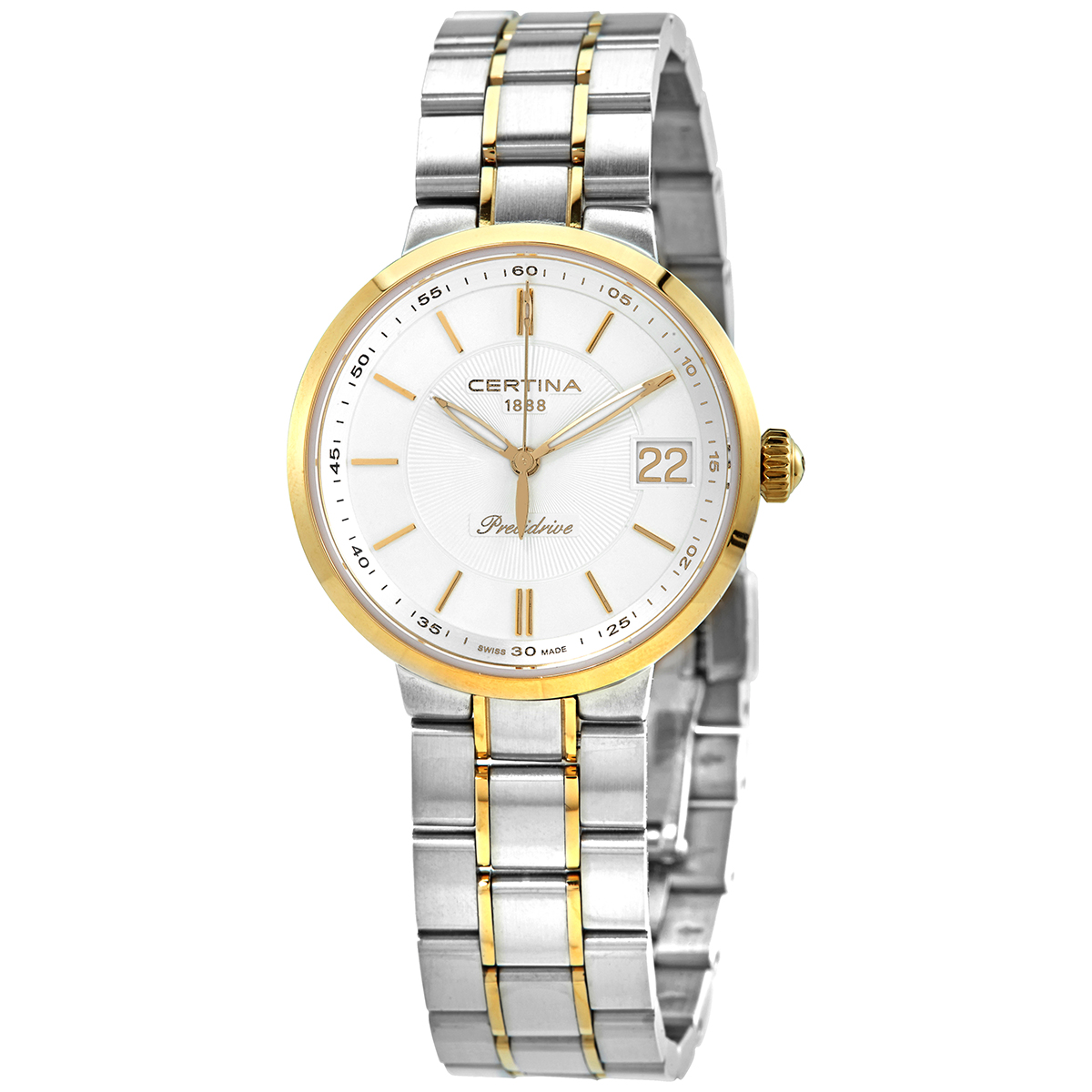 Certina DS Stella Mother of Pearl Dial Two-tone Ladies Watch C0312102203100