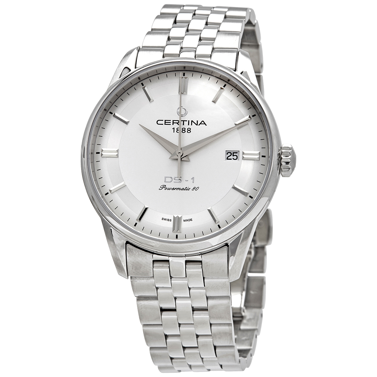 Certina DS-1 Powermatic 80 Automatic Silver Dial Watch C029.807.11.031.60