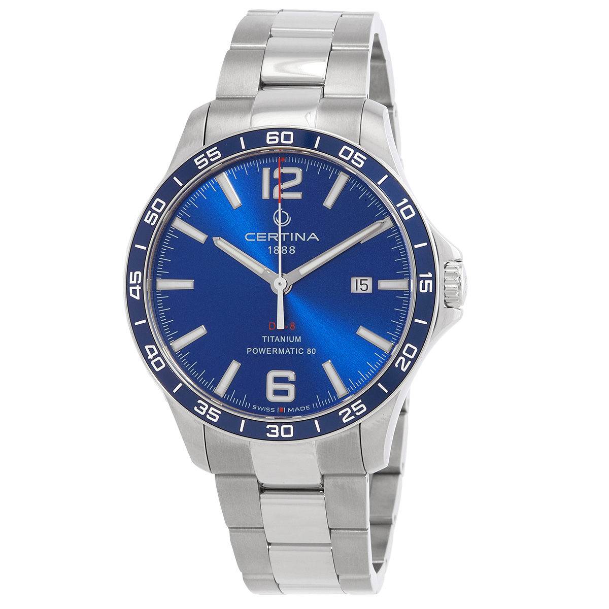 Certina DS-8 Automatic Blue Dial Men's Watch C0338074404700