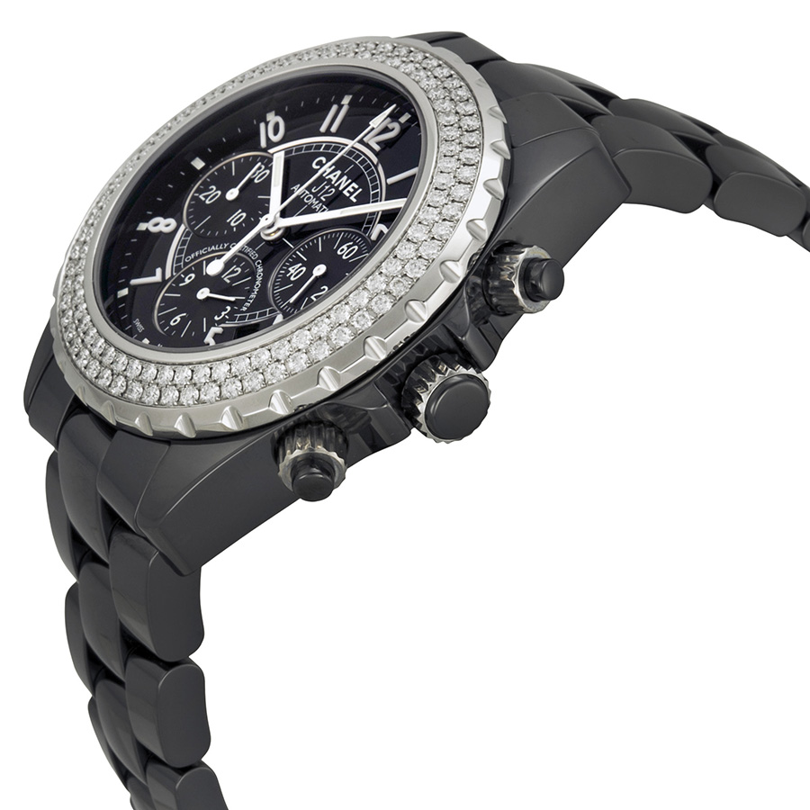 chanel j12 black ceramic ladies watch