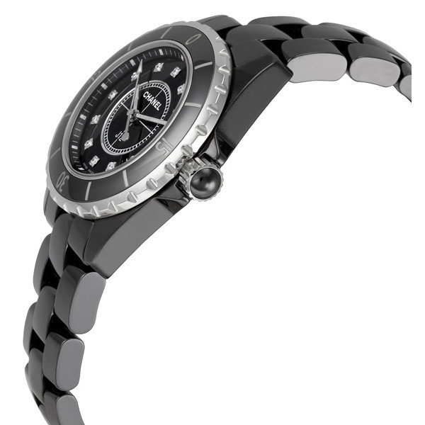 chanel j12 black ceramic ladies watch
