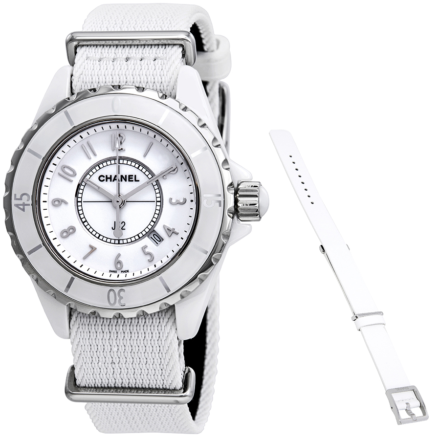 Chanel J12 White Dial Ladies Watch H4656
