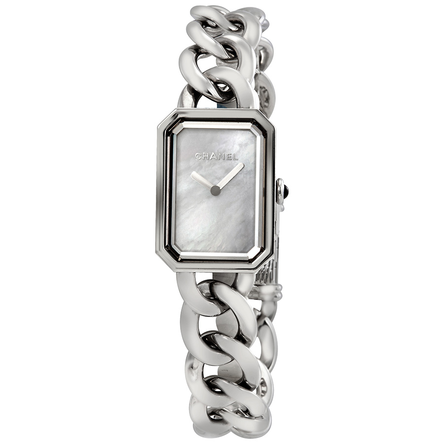 Chanel Premiere Mother of Pearl Dial Stainless Steel Ladies Watch H3251