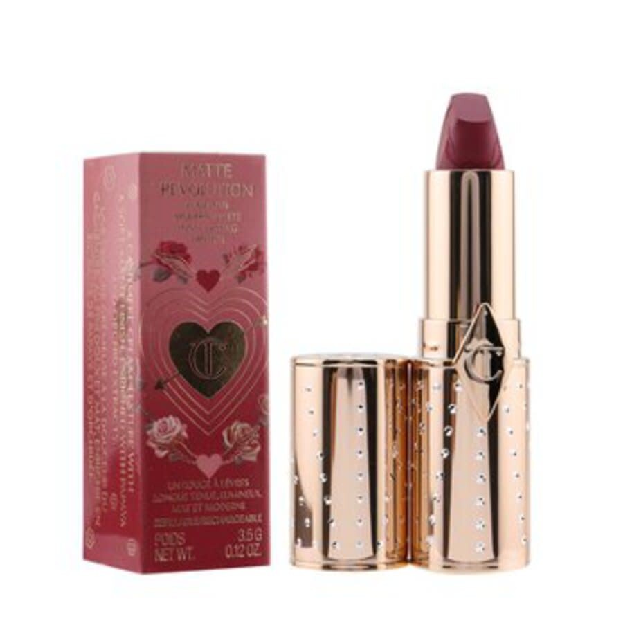 Charlotte Tilbury Ladies Matte Revolution Refillable Lipstick 0.12 oz # First Dance (blushed Berry-r In # First Dance (blushed Berry-rose)