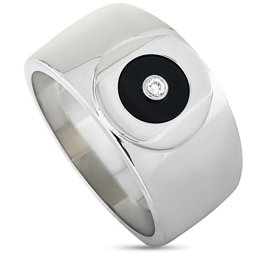Charriol Sterling Silver Diamond and Onyx Ring 02-CC-R01-rG051ErDjv ...