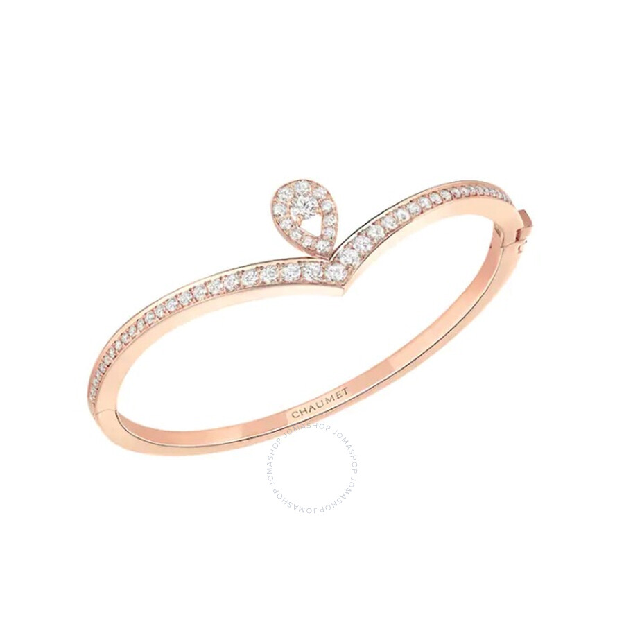 Chaumet 18k Rose Gold Josephine Aigrette Diamond Bracelet