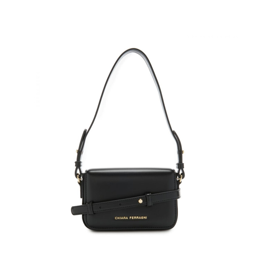 Chiara Ferragni Black Shoulder Bag In Black